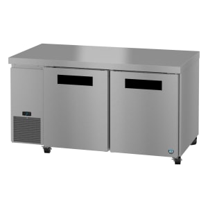 440-ULF60B 60" Steelheart Undercounter Freezer w/ (2) Sections & (2) Doors, 115v