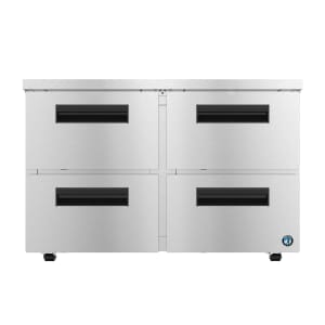 440-UF48BLPD4 48" Steelheart Undercounter Freezer w/ (2) Sections & (4) Drawers, 115v