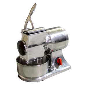 390-11403 Electric Cheese Grater - Ironed Steel Drum & Stainless Steel Body