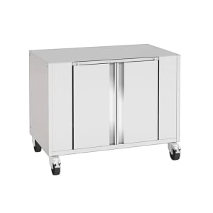 481-9SRS 38"W Mobile Base Cabinet for MasterFlame 975-2G & 975-4G, Stainless