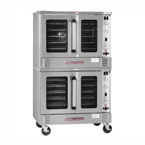 348-PCE15BSDV2401 Platinum Ventless Bakery Depth Double Full Size Convection Oven - 7.5kW, 240v/1ph