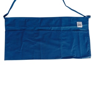 094-605WAFHRB Waist Apron, Twill Blend, 12" x 24", 3 Pocket, Royal Blue