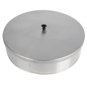 121-09540 13 1/4" Round Dish Dispenser Tube Cover, Stainless