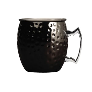 450-FK493 16 oz Moscow Mule Cup - Stainless Steel, Black
