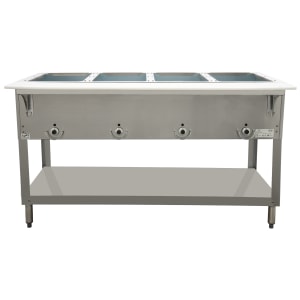 212-E304SW2401 58 3/8" Hot Food Table w/ (4) Wells & Cutting Board, 240v/1ph