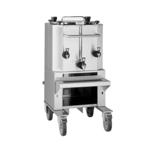 766-D022 24 gal LUXUS® Thermal Coffee Dispenser w/ Cart, Stainless Steel
