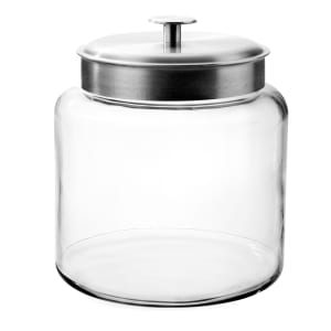 075-95506 1 1/2 gal Montana Jar w/ Brushed Aluminum Metal Cover