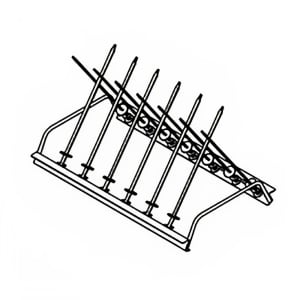 768-3317563 Spit Rack w/ (13) Skewers for 6.10, 10.10, & 20.10 Models