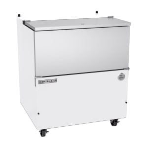 118-SM34HCW02 Milk Cooler w/ Top & Side Access - (512) Half Pint Carton Capacity, 115v