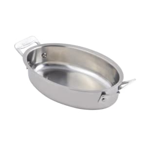 017-60028 20 oz. Oval, Cucina Casserole Dish, 18/8 Stainless