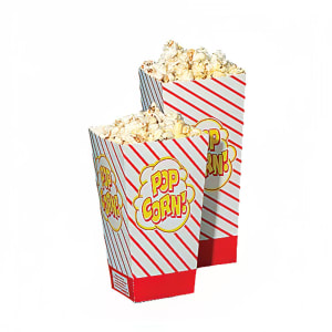 231-2066 4/5 oz Small Scoop Disposable Popcorn Boxes, 500/Case