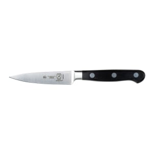 132-M23540 3 1/2" Paring Knife w/ Black Ergonomic Delrin® Handle, High-Carbon German Steel