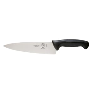 132-M22608 8" Millennia Chefs Knife w/ Black Santoprene Poly Handle