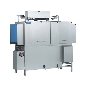 099-AJX66CE2083 High Temp Conveyor Dishwasher w/ 255 Racks/hr Capacity, 208v/3ph