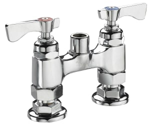 Krowne 21-204L Low Lead Royal Series Deck Mount Base w/ 4&quot; Center, Pre-Rinse