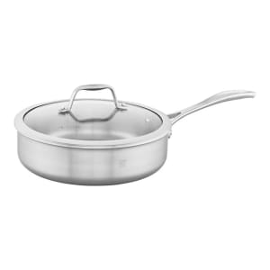 901-64097240 3 qt Sauté Pan w/ Glass Lid, 3 Ply Stainless w/ Aluminum Core