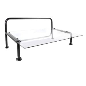 062-50SGG Sneeze Guard for 36" x 20" Grills - Glass Canopy, Steel Frame