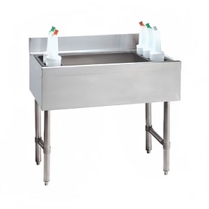 009-CRI123610X 36" Cocktail Station w/ 119 lb Ice Bin, Stainless Steel