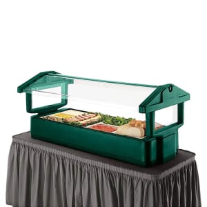 Cambro 6FBRTT519 62 7/8&quot; Cold Food Bar - (5) Pan Capacity, Table Top, Kentucky Green