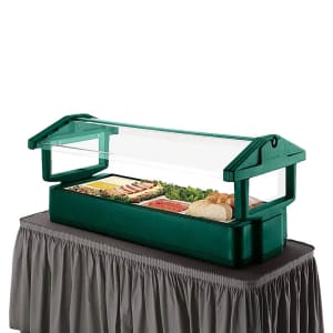 144-5FBRTT519 50 1/16" Cold Food Bar - (4) Pan Capacity, Table Top, Kentucky Green