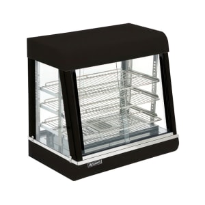 122-HD26 Countertop Heated Display Case w/ Front & Rear Sliding Doors, 26x18.7x25.25"