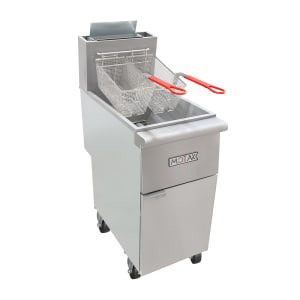 734-MGF3NC Gas Fryer - (1) 40 lb Vat, Floor Model, Natural Gas