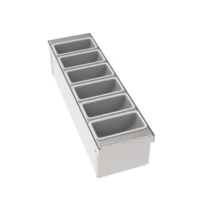 381-MWCT6 MoveWell Condiment Tray Insert Set - 6 Plastic Cups