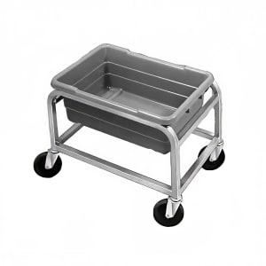 148-AXD501L 16" Lug Rack w/ 1 Lug Capacity & Swivel Casters, Aluminum