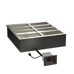 139-200HWD6431201 Halo Heat® Drop-In Hot Food Well w/ (2) Full Size Pan Capacity, 120v