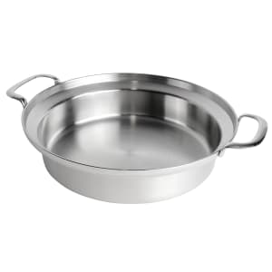 084-CT104634 11" Round Pan for SinAqua™ Round Hot Food Well - Stainless Steel