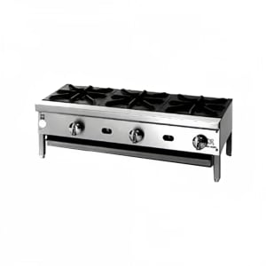 532-JHP112NG 12" Gas Hotplate w/ (1) Burners & Manual Controls, Natural Gas