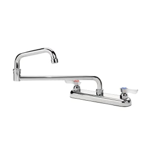 381-13818L Deck Mount Faucet w/ 18" Double Jointed Swing Nozzle 