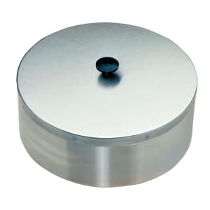 121-09539 11" Round Dish Dispenser Tube Cover, Stainless