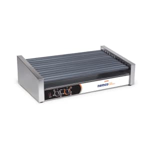 128-8036SXSLT220 36 Hot Dog Roller Grill w/ Manual Controls - Slanted Top, 220v