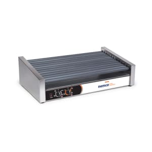 128-8027SXSLT 27 Hot Dog Roller Grill w/ Manual Controls - Slanted Top, 120v