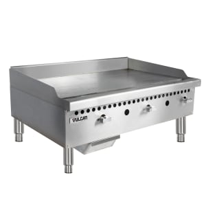 207-VCRG36MNG 36" Gas Griddle w/ Manual Controls - 1" Steel Plate, Convertible