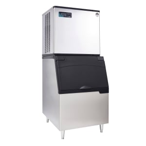 457-IM1100ACIB033 1106 lb Maestro Full Cube Ice Machine w/ Bin - 350 lb Storage, Air Cooled, 208-230v