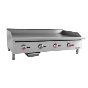 734-MGR48 48" Gas Griddle w/ Manual Controls - 3/4" Steel Plate, Convertible