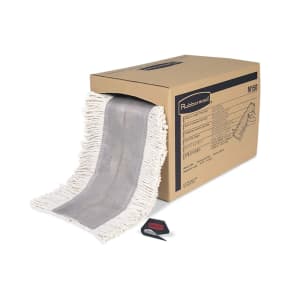 007-M150 Select-a-Length™ Dust Mop Roll - 40' x 5", Cut Ends, White