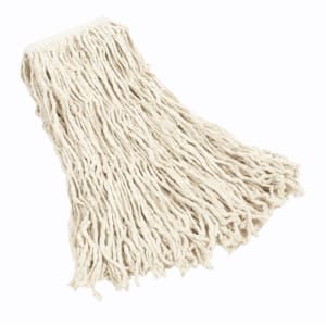 007-FGV11700WH00 Economy Mop Head - #20, 1" Headband, Cotton Yarn, White