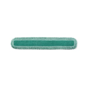 007-Q449 48" Hygen Dust Pad with Fringe - Microfiber, Green