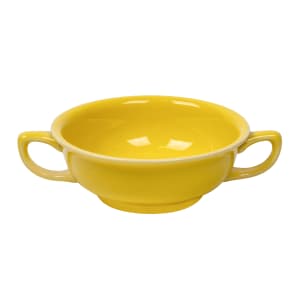 706-HL076320 10 1/4 oz Round Colorations Soup Bowl w/ Handles - China, Sunflower