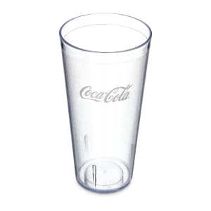 028-52243550G 24 oz Clear Textured Coca Cola® Plastic Tumbler