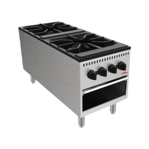 012-BASPS002 2 Burner Stock Pot Range, Convertible
