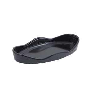 017-53208BLK 24 oz Oval Melamine Serving Bowl, Black
