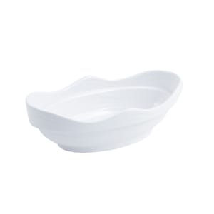 017-53207WH 2 qt Oval Melamine Serving Bowl, White