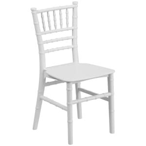 999-M066 Kid's Chiavari Chair - Polypropylene, White