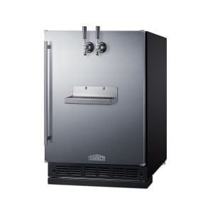 162-SBC7BRSFRTPCF 24" Front Tap Cold Brew Dispenser w/ (2) Keg Capacity - Stainless, 115v