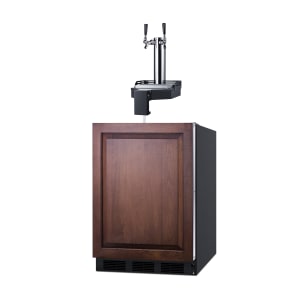 162-SBC58BLIFFLTWCFA 24" Floating Tap Cold Brew Dispenser w/ (2) Keg Capacity - (1) Column, Panel Ready, 115v