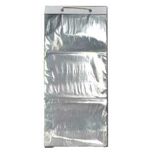 909-10F11184BGW Gusset Food Storage Bags w/ Wicket Dispenser - 18" x 11", Poly